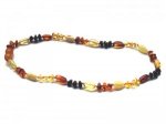 Baroque Olive Amber Necklace